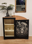 Leo lion sideboard