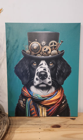 Diego dog canvas art