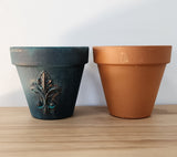 Faux Patina painted pot..Thurs 28st Nov. 6PM