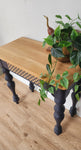 Navy and rimu table