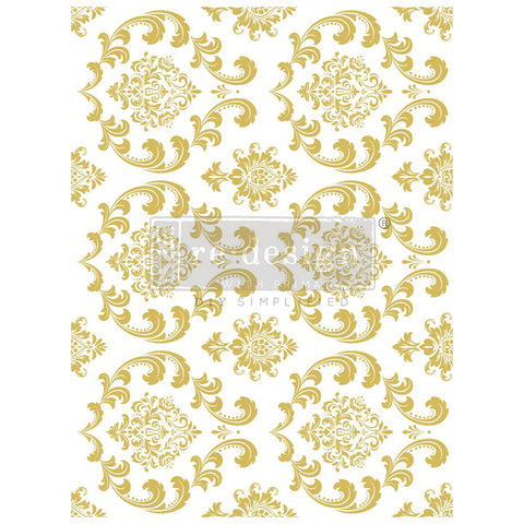 Gold Foil Kacha ~ HOUSE OF DAMASK